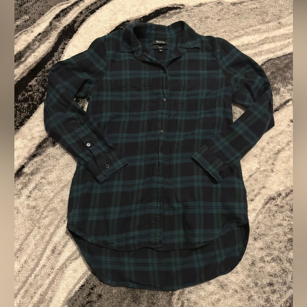 Madewell Plaid Button Down